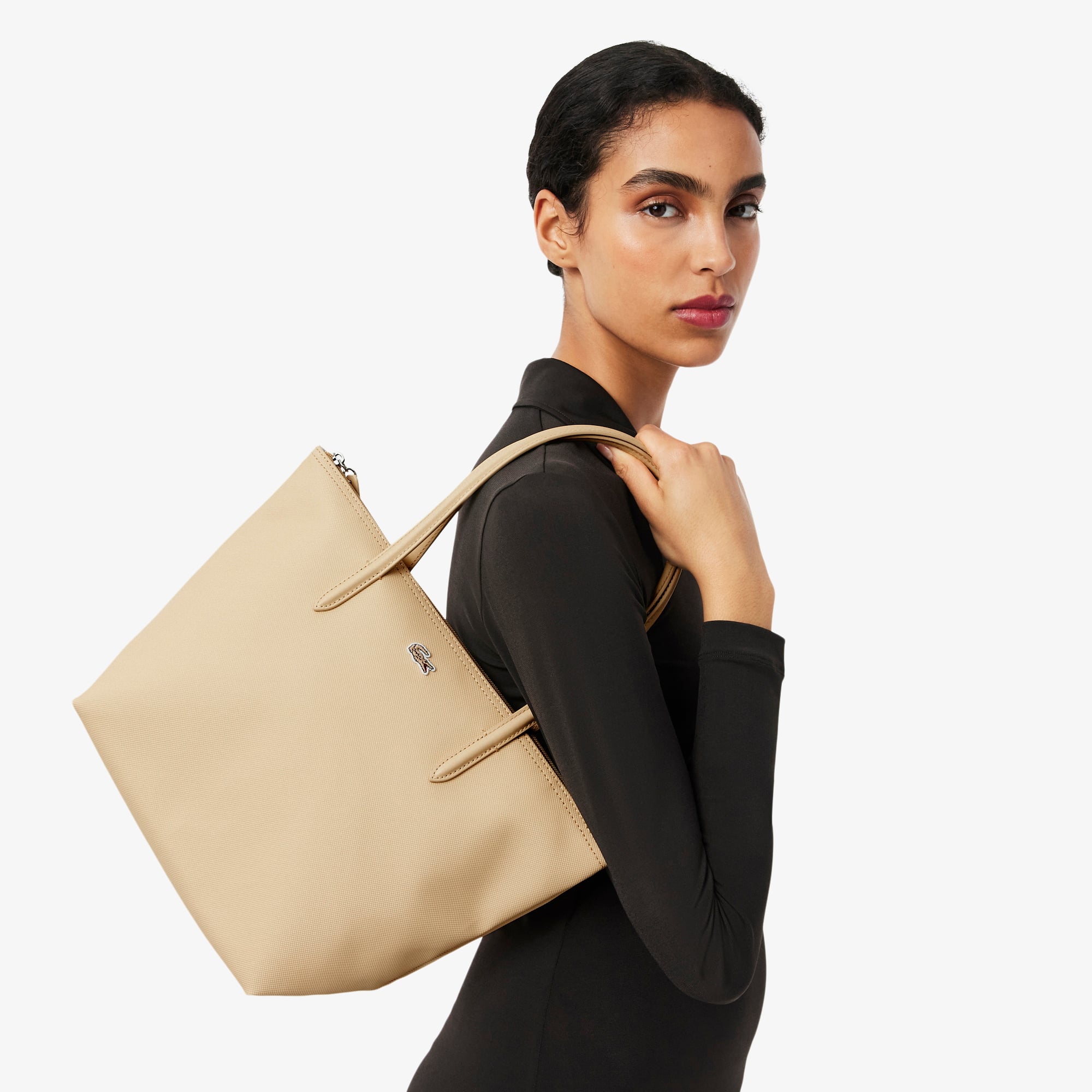 Túi Tote Lacoste Nữ L.12.12 Concept Size Nhỏ