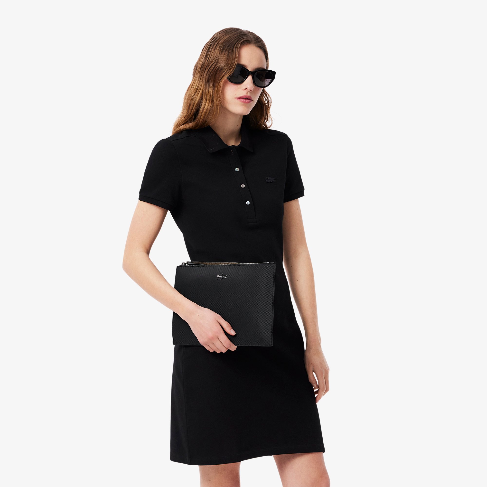 Ví Cầm Tay Lacoste Nữ Anna Canvas