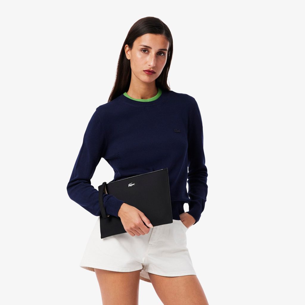 Ví Cầm Tay Lacoste Nữ Anna Canvas