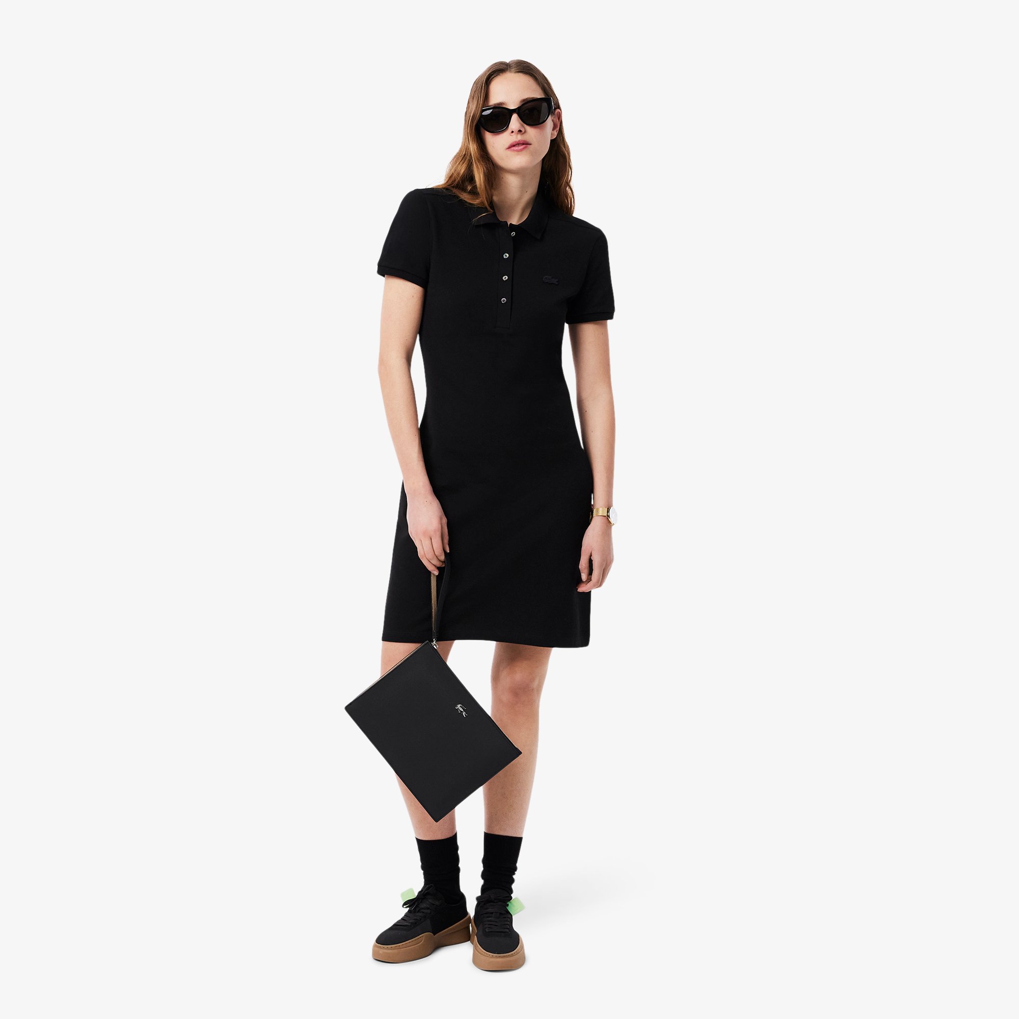 Ví Cầm Tay Lacoste Nữ Anna Canvas