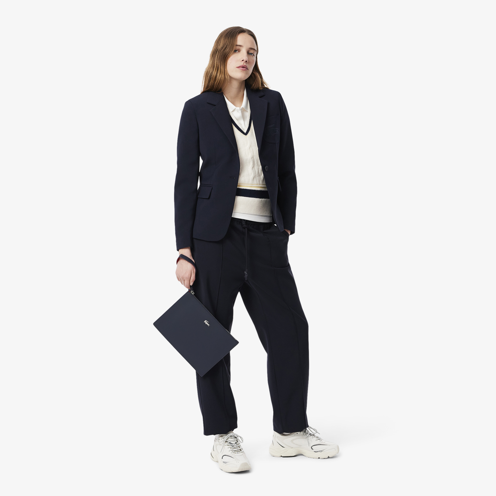 Ví Cầm Tay Lacoste Nữ Anna Canvas