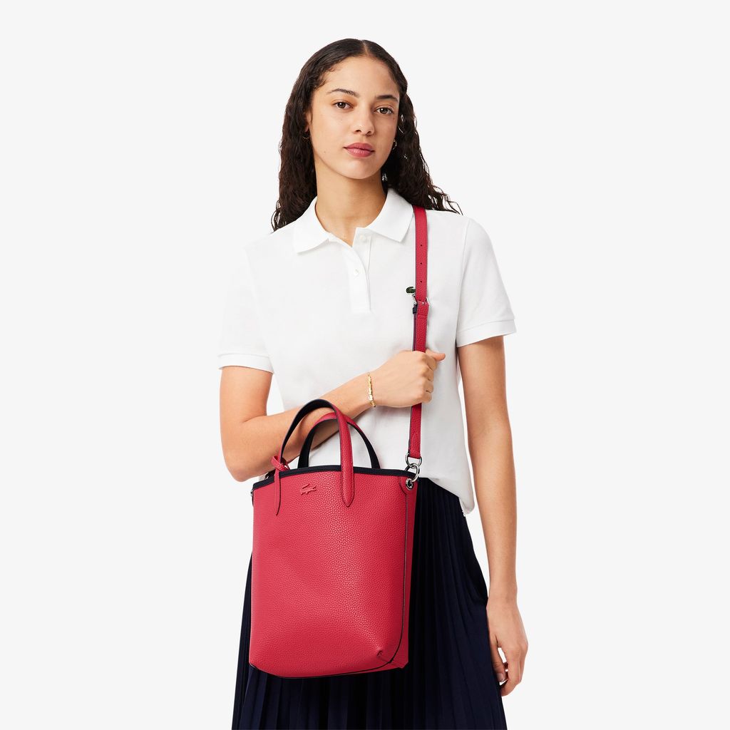 Túi Xách Lacoste Nữ Anna Chất Liệu Coated Canvas Có Thể Lộn Mặt Trái