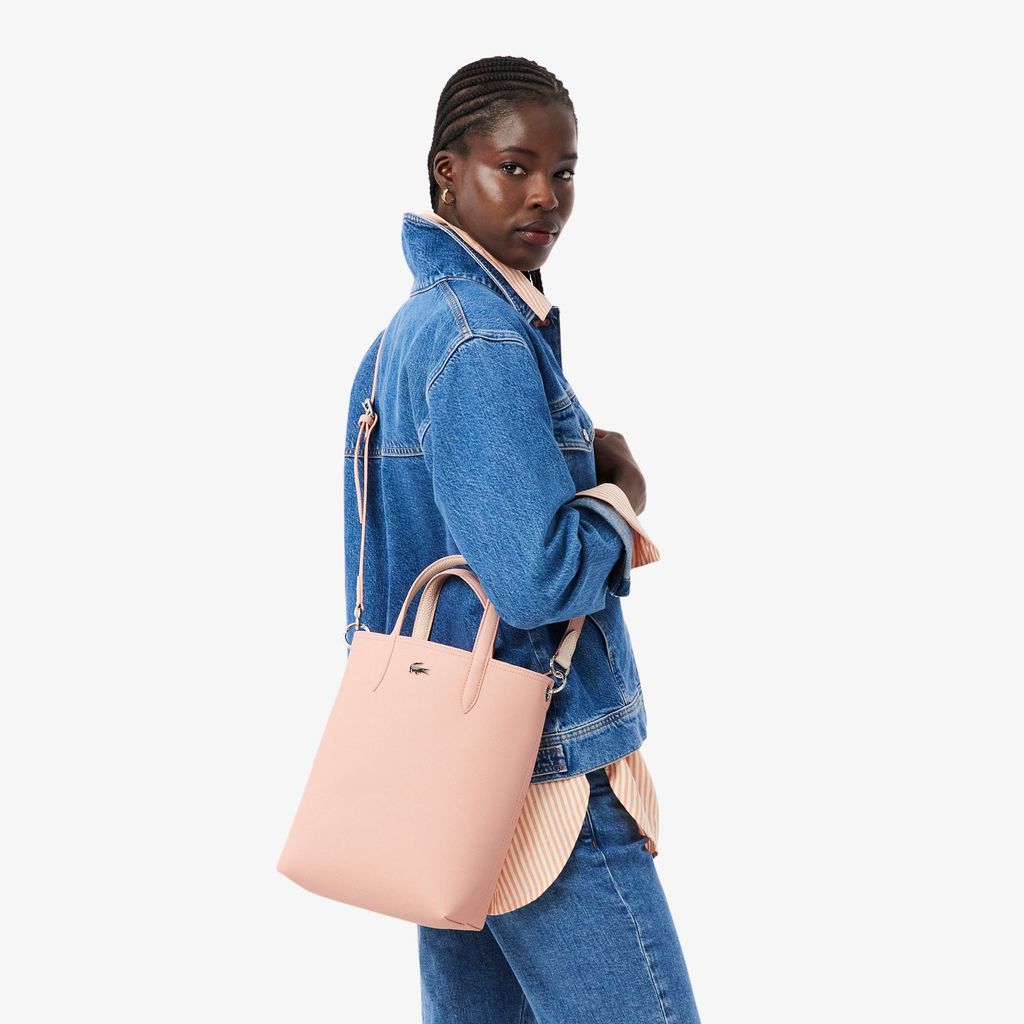 Túi Xách Lacoste Nữ Anna Chất Liệu Coated Canvas Có Thể Lộn Mặt Trái