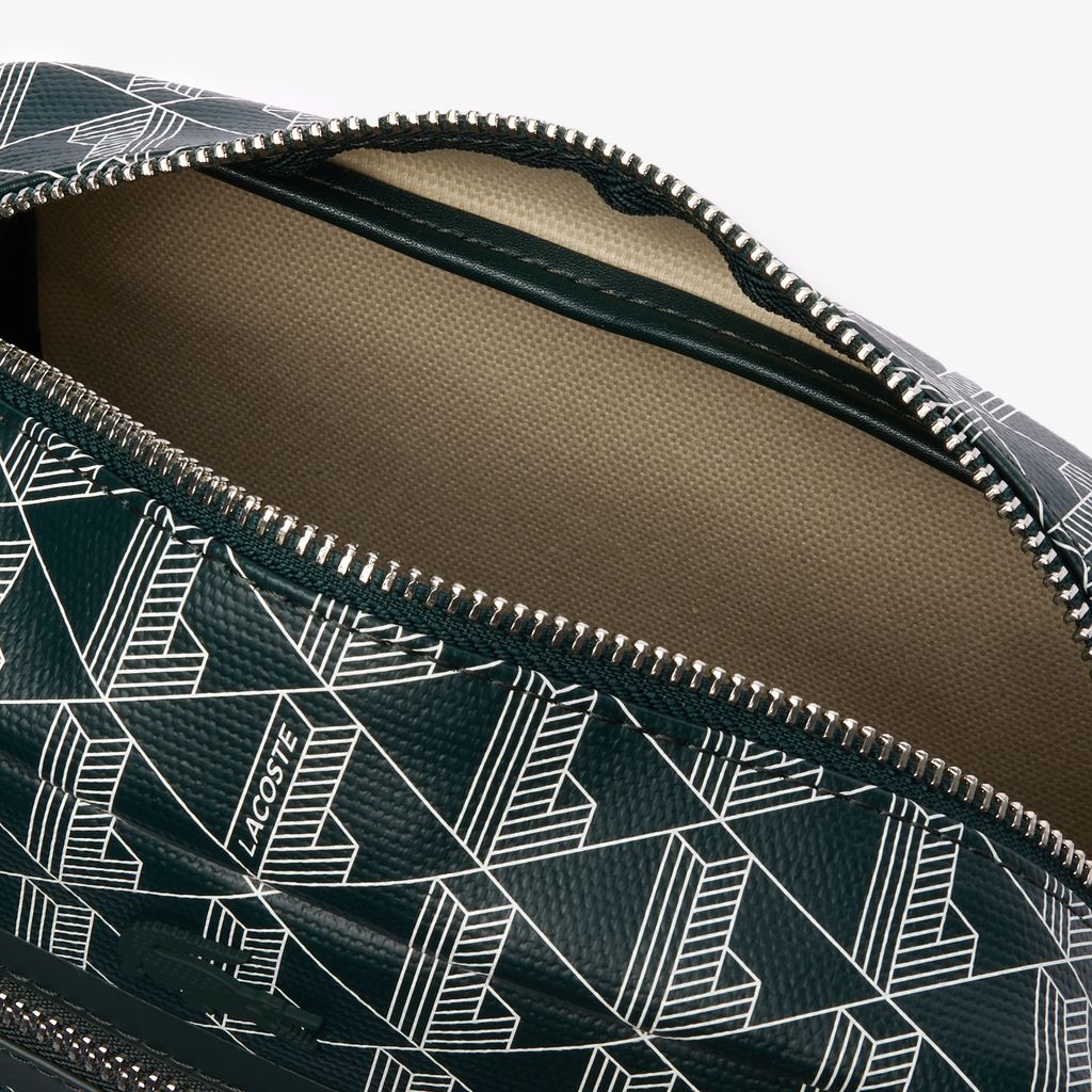 Túi Đựng Đồ Trang Điểm Lacoste Nữ Zely Chất Liệu Canvas Phủ PVC