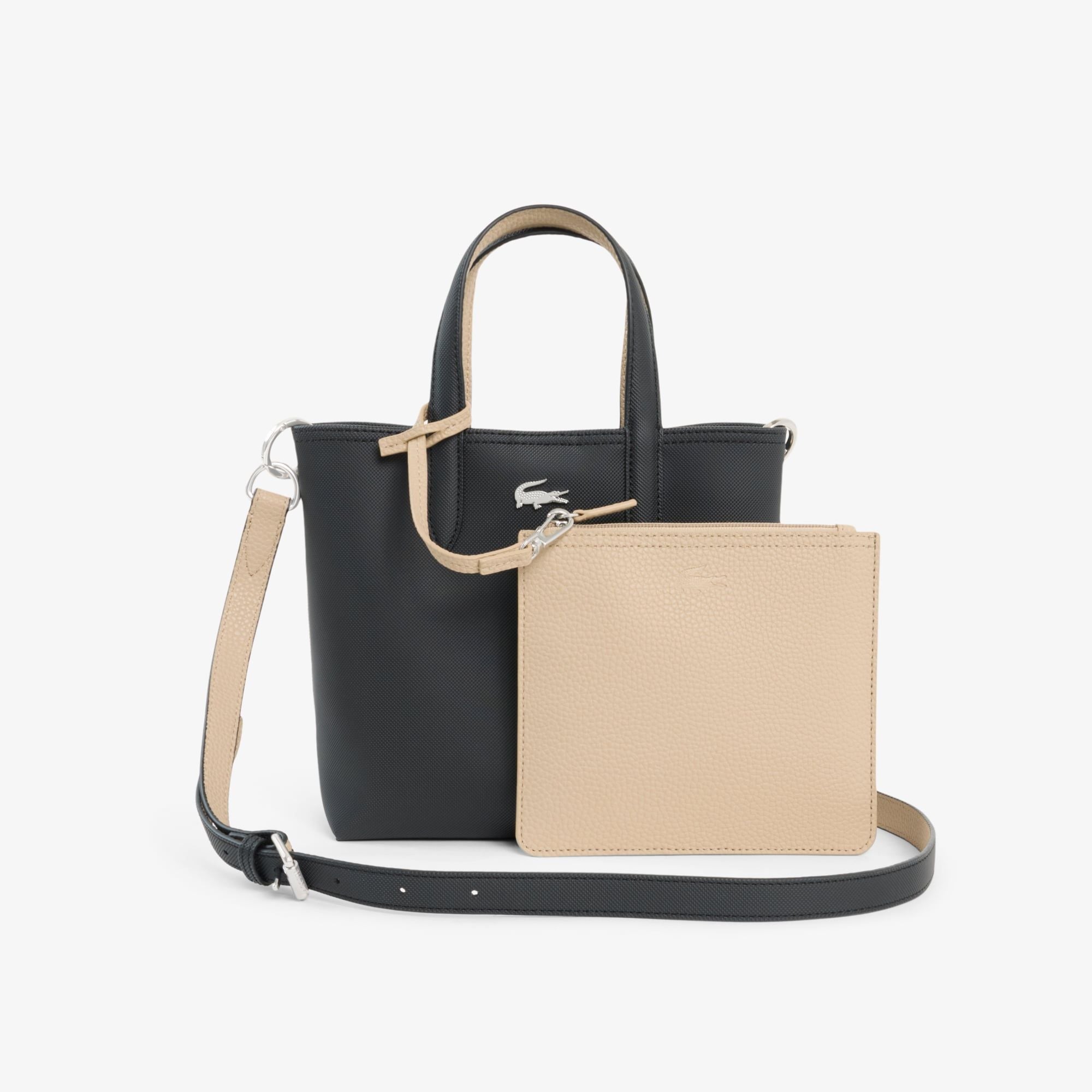 Túi Tote Lacoste Nữ Anna Dáng Đứng Hai Mặt