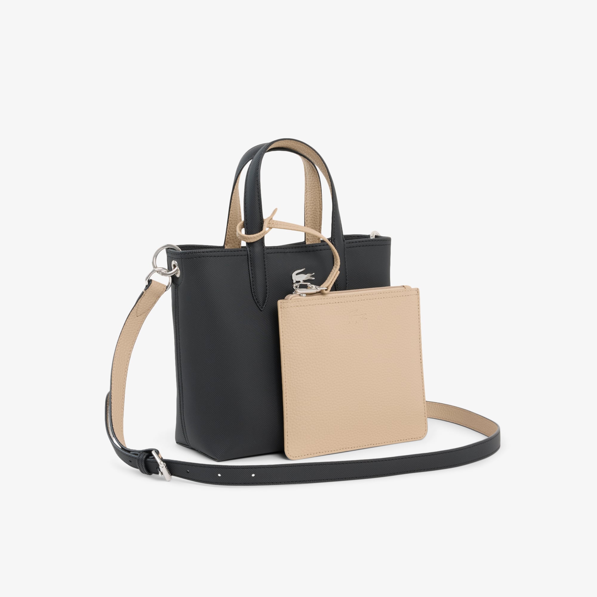 Túi Tote Lacoste Nữ Anna Dáng Đứng Hai Mặt