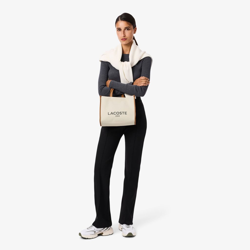 Túi Xách Lacoste Nữ Heritage Cỡ Nhỏ Chất Liệu Canvas