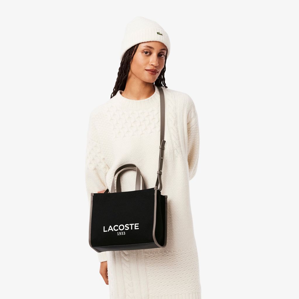 Túi Xách Lacoste Nữ Heritage Cỡ Nhỏ Chất Liệu Canvas