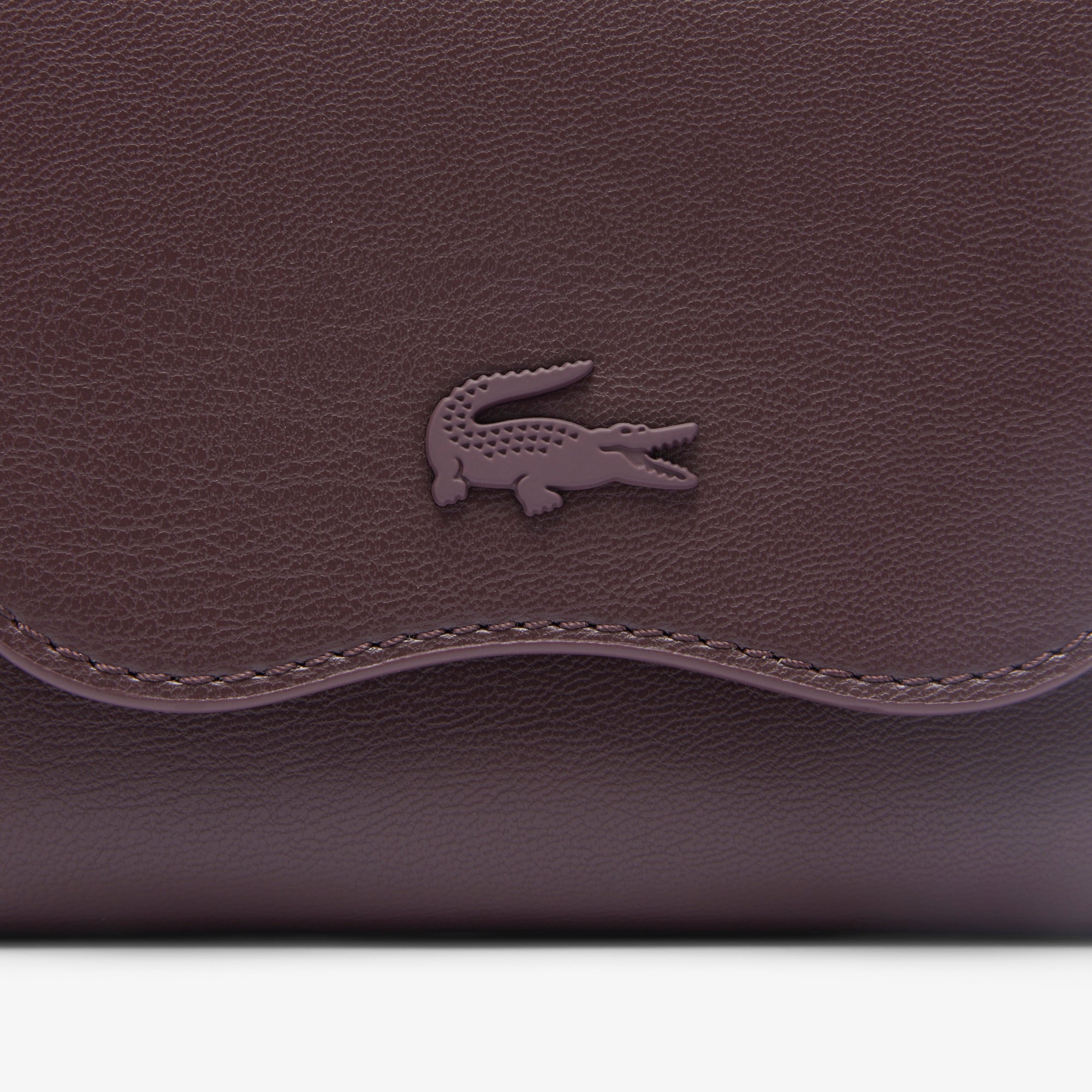 Ví Lacoste Nữ Lora Có Khóa Kéo Chất Liệu Da