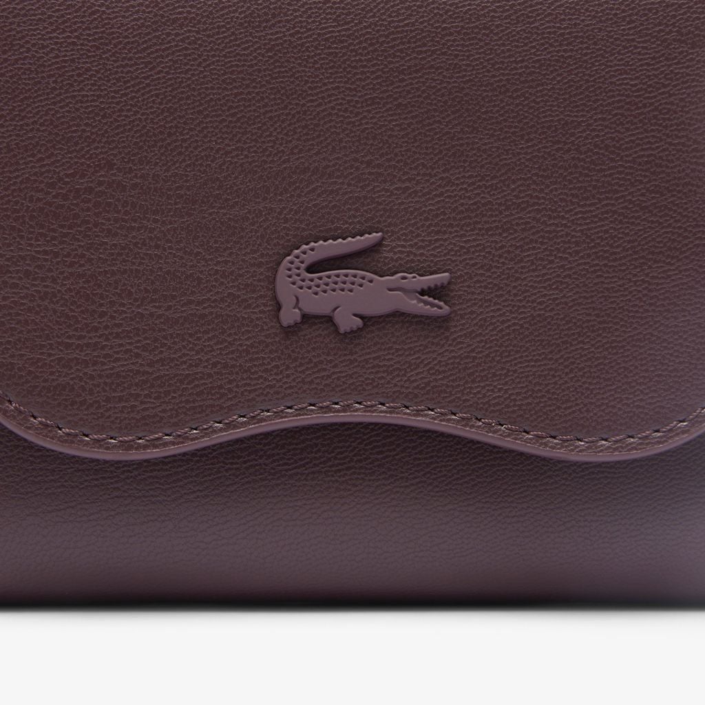 Ví Lacoste Nữ Lora Có Khóa Kéo Chất Liệu Da