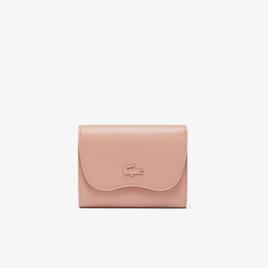 Ví Lacoste Nữ Lora Có Khóa Kéo Chất Liệu Da