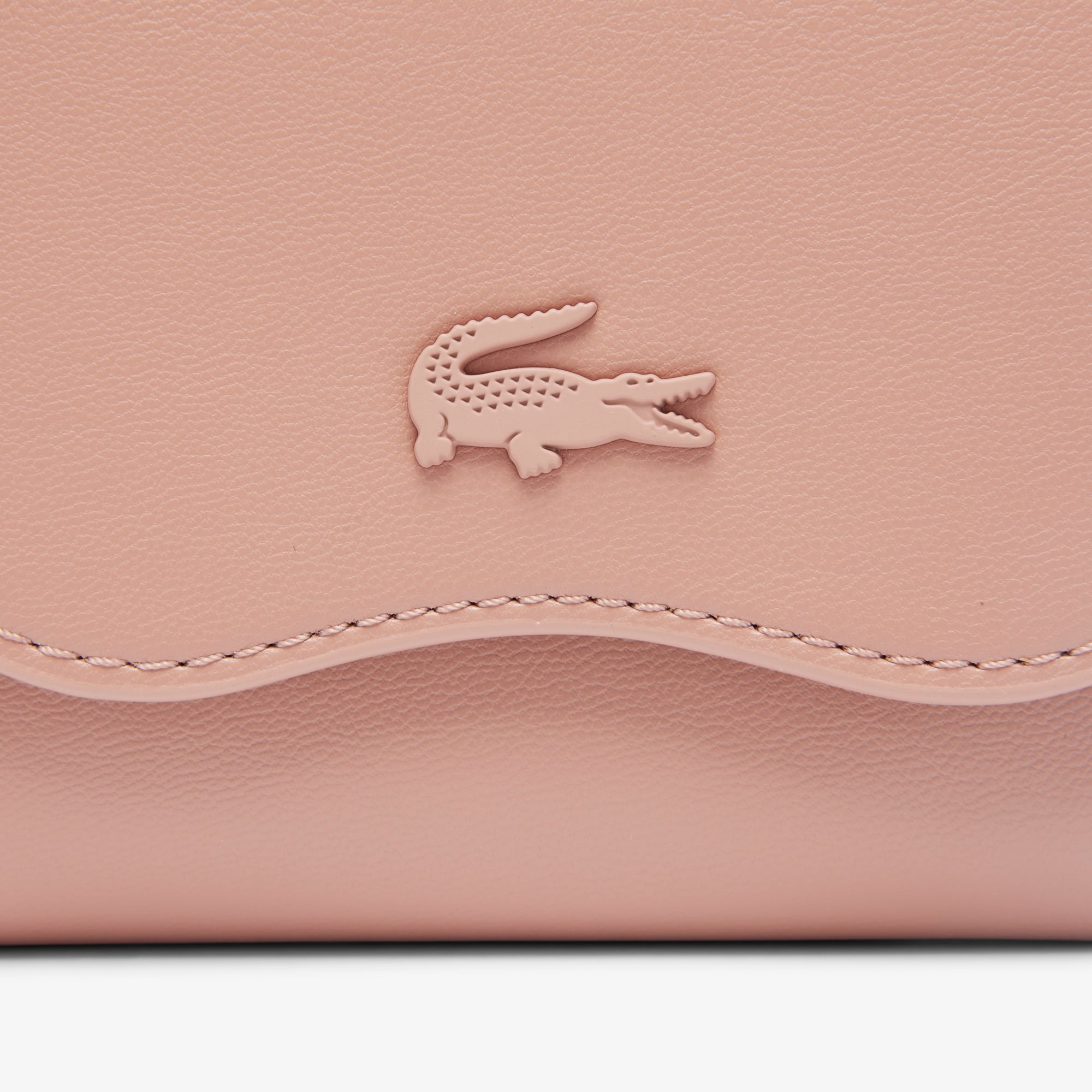 Ví Lacoste Nữ Lora Có Khóa Kéo Chất Liệu Da