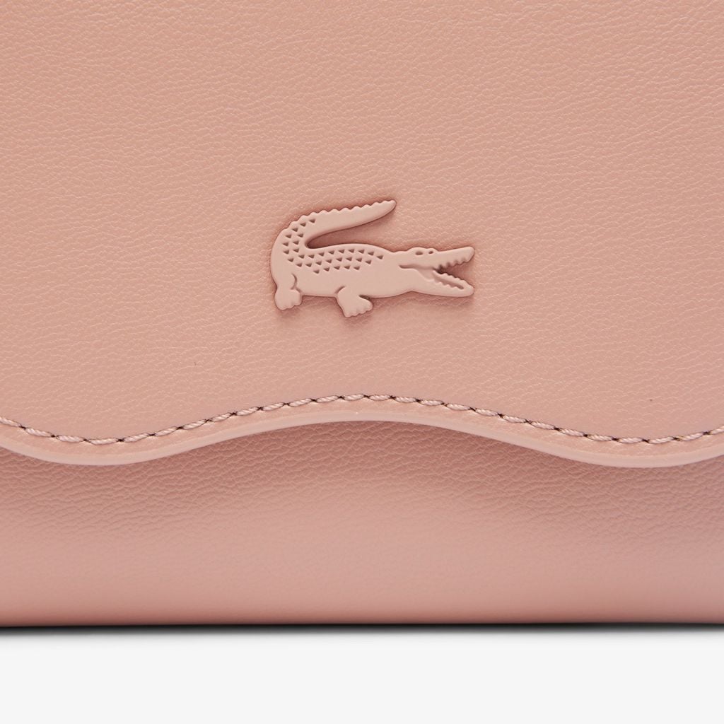 Ví Lacoste Nữ Lora Có Khóa Kéo Chất Liệu Da