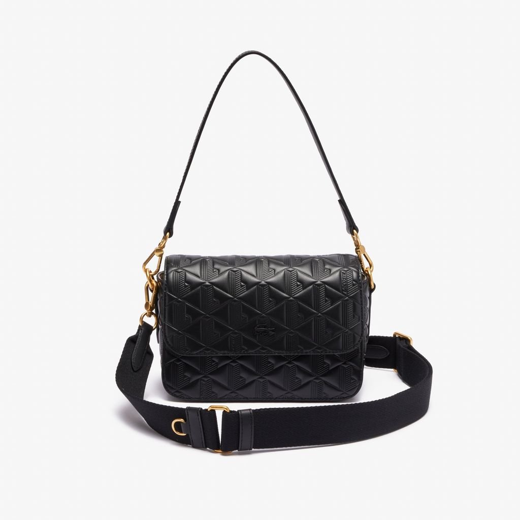 Túi Đeo Vai Lacoste Nữ Maheki Dập Nổi Chất Liệu Da