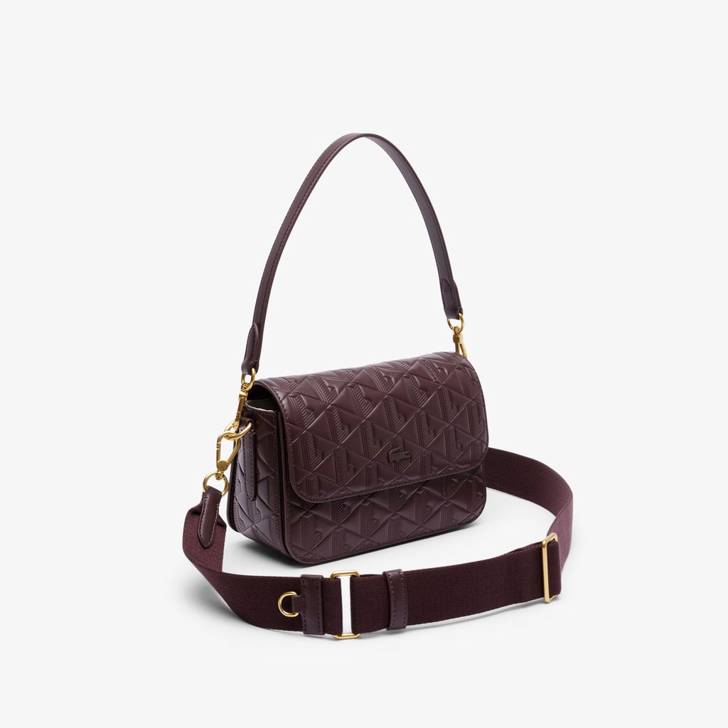 Túi Đeo Vai Lacoste Nữ Maheki Dập Nổi Chất Liệu Da