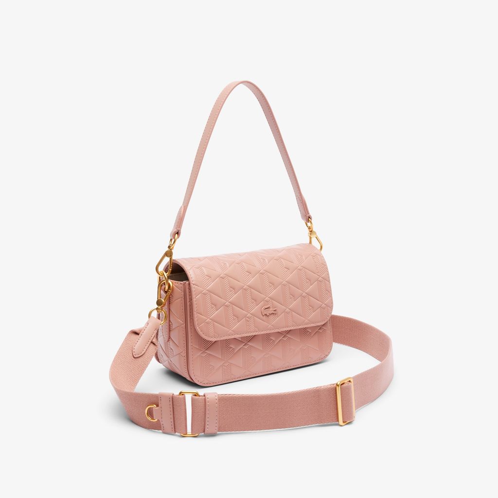 Túi Đeo Vai Lacoste Nữ Maheki Dập Nổi Chất Liệu Da