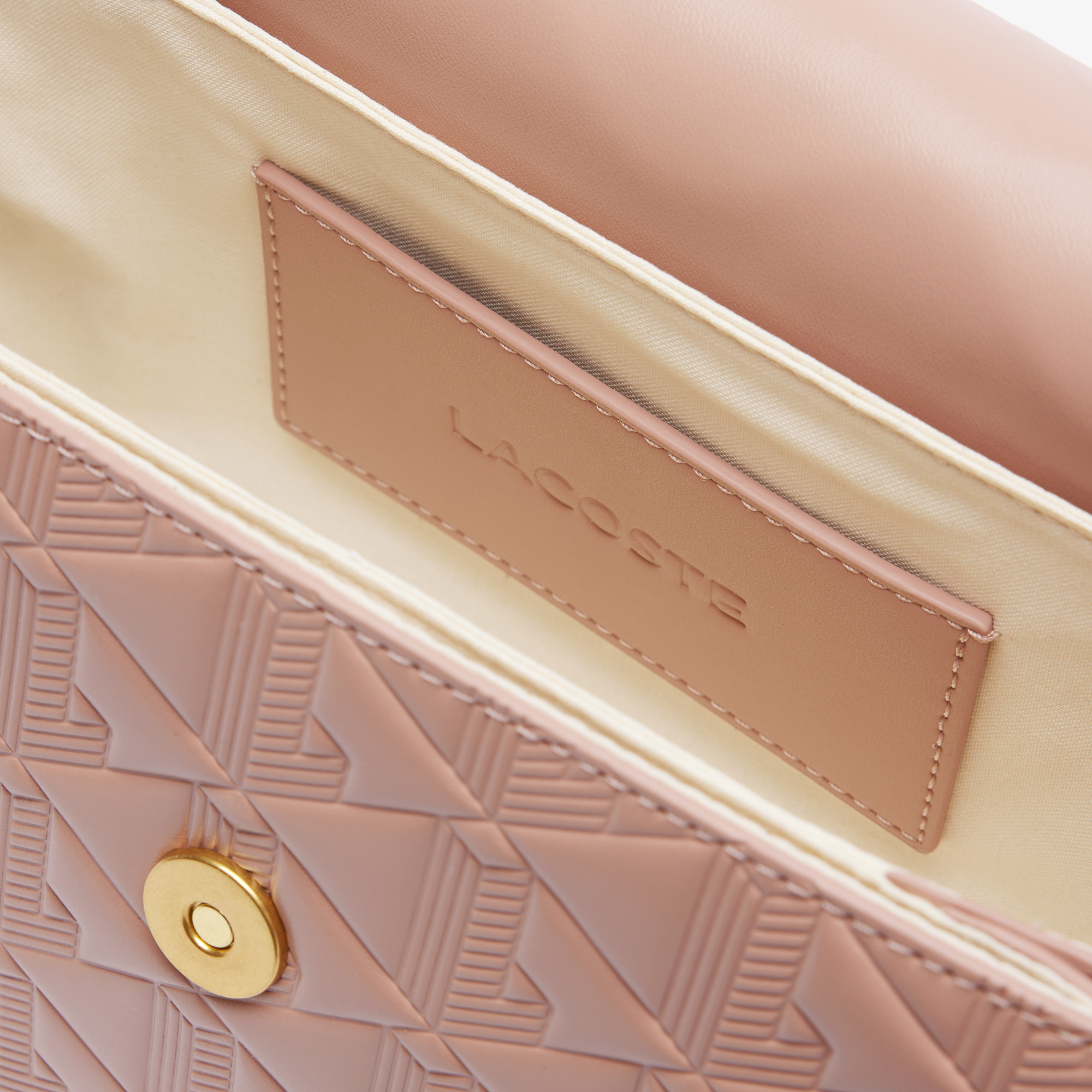 Túi Đeo Vai Lacoste Nữ Maheki Dập Nổi Chất Liệu Da