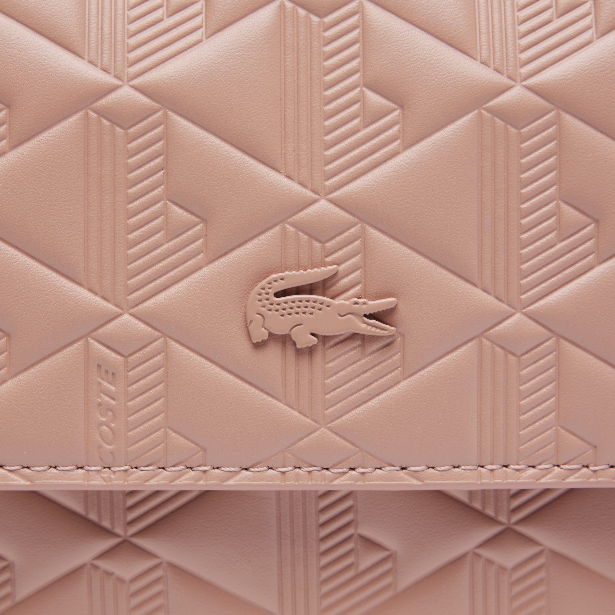 Túi Đeo Vai Lacoste Nữ Maheki Dập Nổi Chất Liệu Da