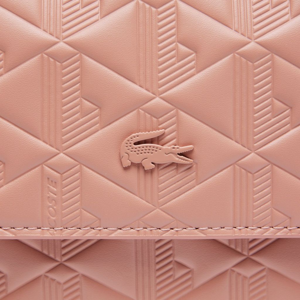 Túi Đeo Vai Lacoste Nữ Maheki Dập Nổi Chất Liệu Da