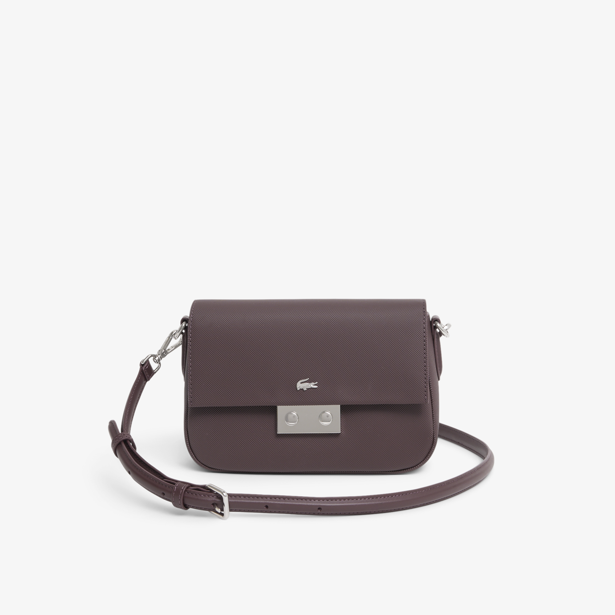 Túi Đeo Chéo Lacoste Nữ Daily City  Có Nắp Đóng