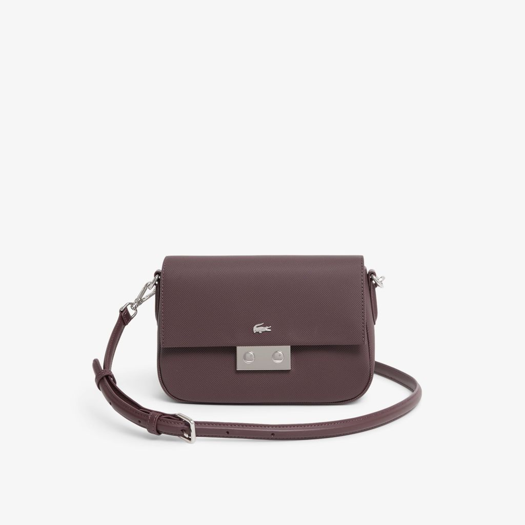 Túi Đeo Chéo Lacoste Nữ Daily City  Có Nắp Đóng