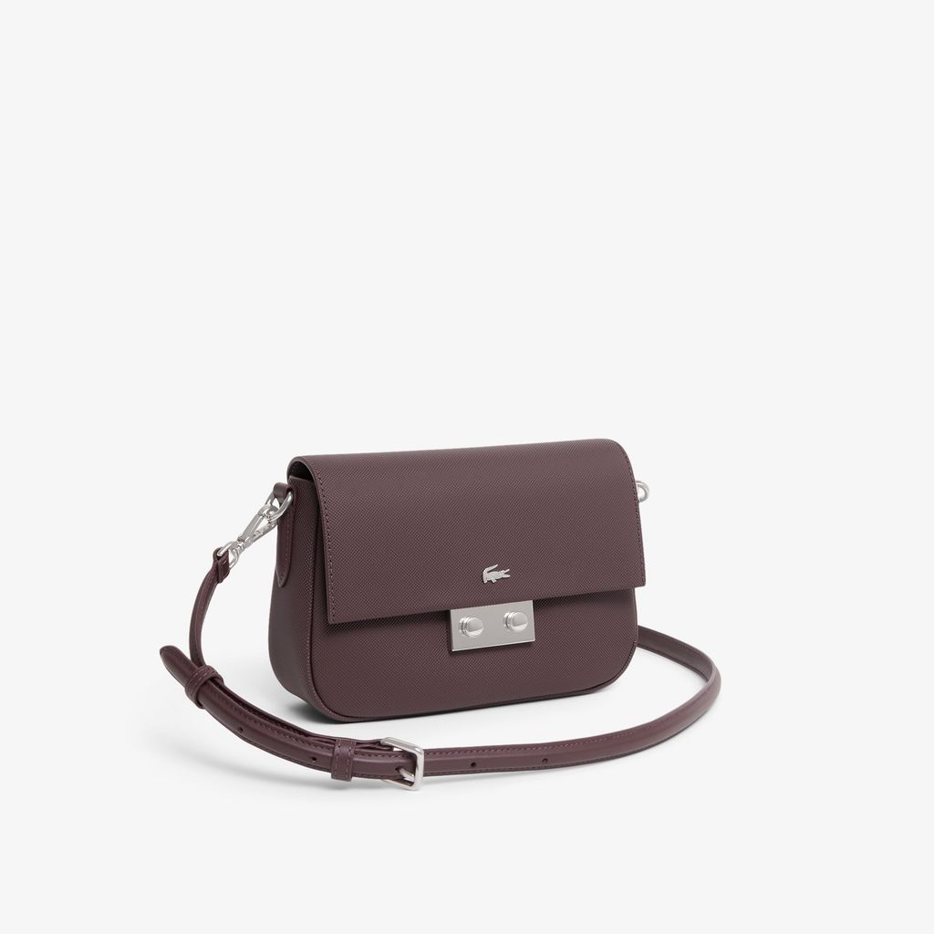 Túi Đeo Chéo Lacoste Nữ Daily City  Có Nắp Đóng