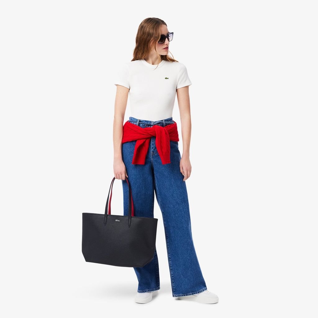 Túi Tote Lacoste Nữ Anna Có Khóa Kéo