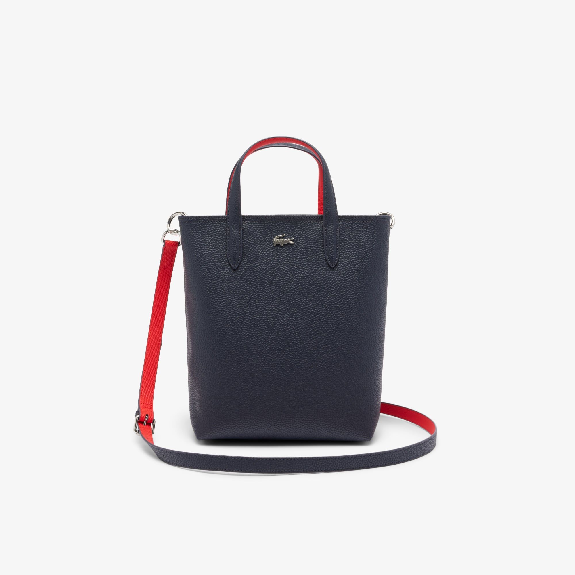 Tote Túi Tote Lacoste Nữ Anna Hai Mặt Dáng Đứng