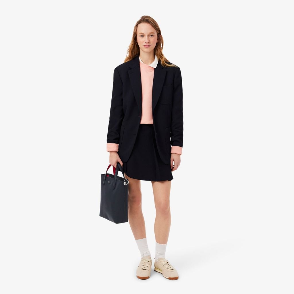 Tote Túi Tote Lacoste Nữ Anna Hai Mặt Dáng Đứng