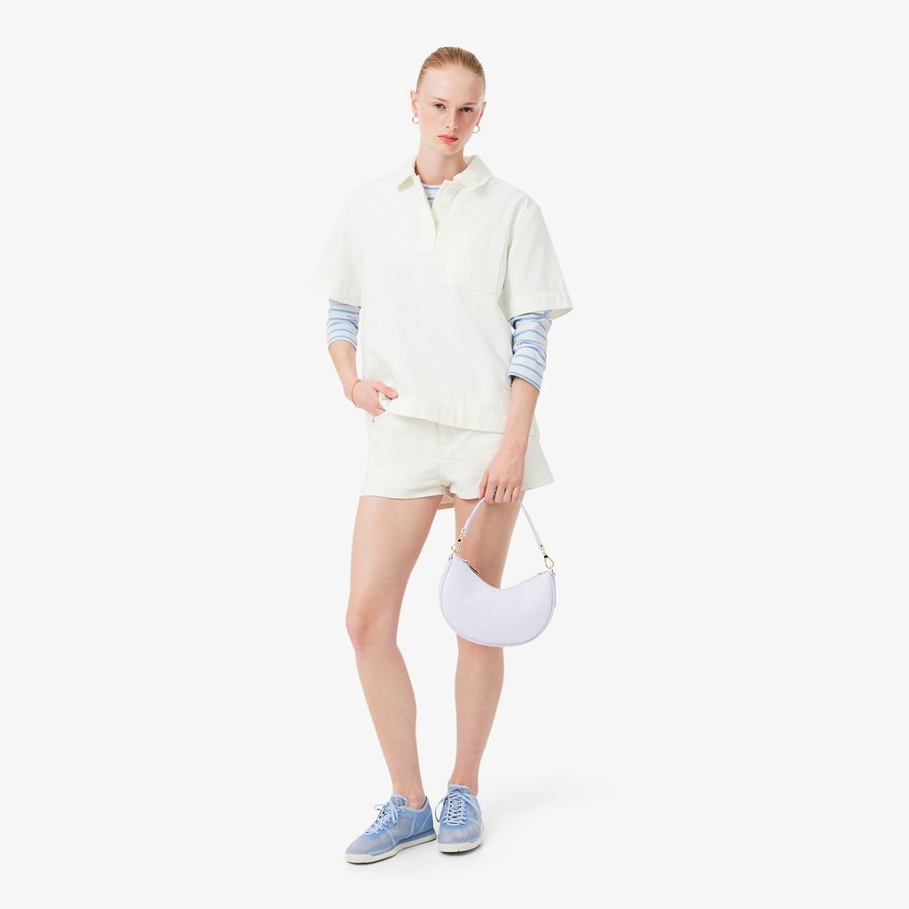 Túi Đeo Vai Bán Nguyệt Lacoste Nữ Champs-Élysées Size Nhỏ