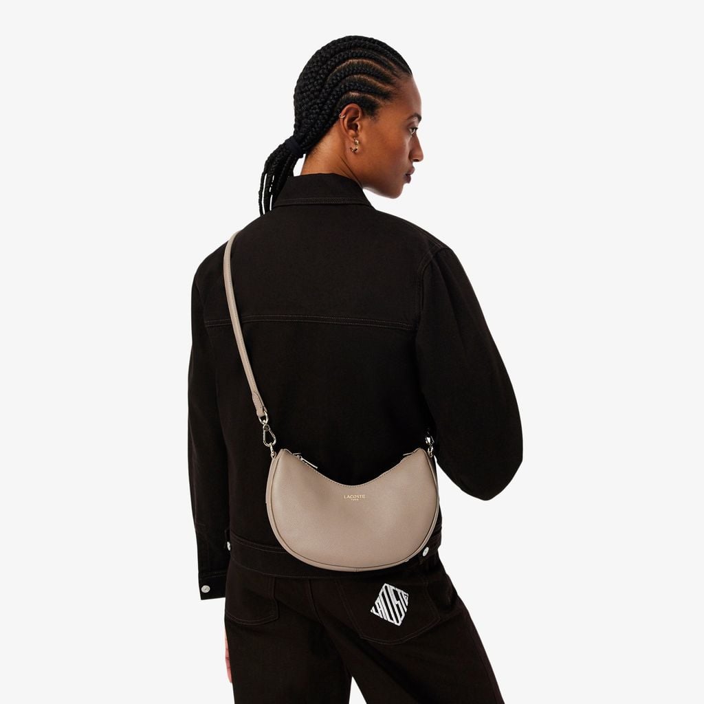 Túi Đeo Vai Bán Nguyệt Lacoste Nữ Champs-Élysées Size Nhỏ