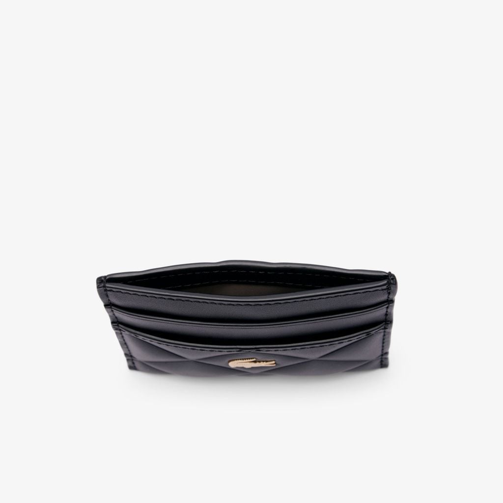 Ví Đựng Thẻ Lacoste Nữ Chất Liệu Da Cá Sấu