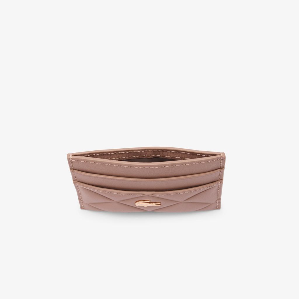 Ví Đựng Thẻ Lacoste Nữ Chất Liệu Da Cá Sấu