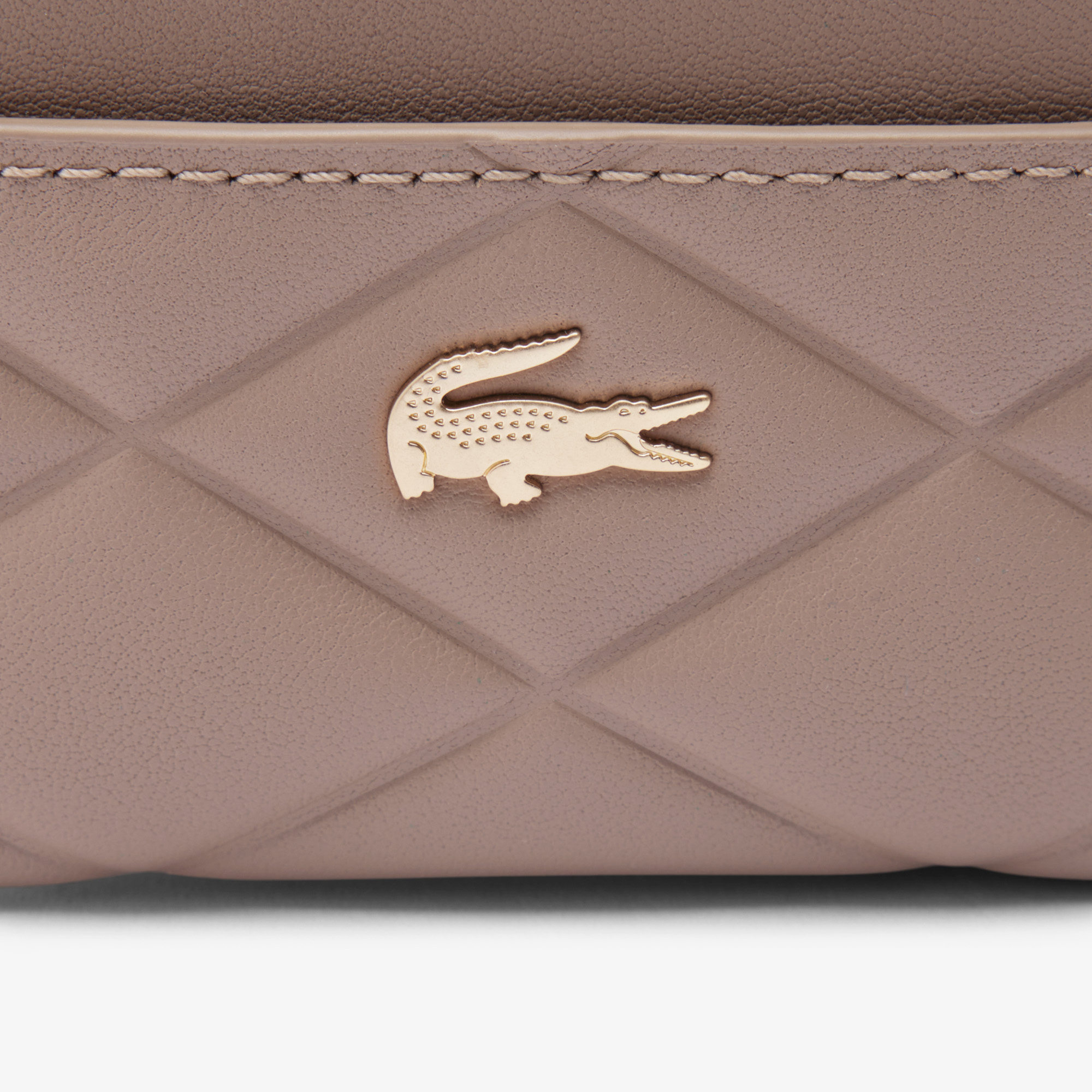 Ví Đựng Thẻ Lacoste Nữ Chất Liệu Da Cá Sấu