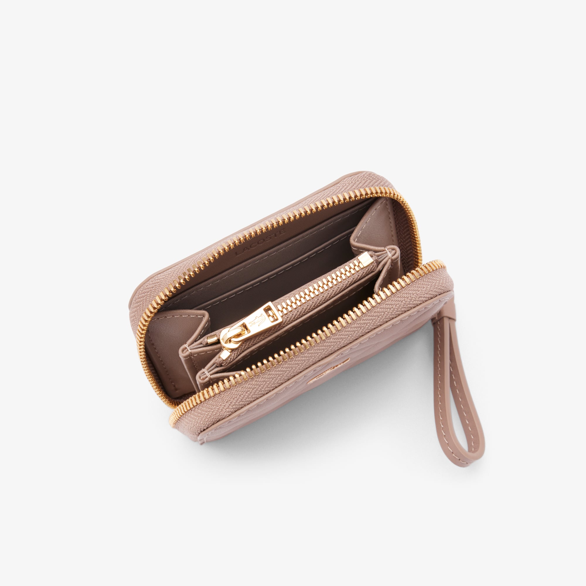 Ví Đựng Tiền Xu Lacoste Nữ Chất Liệu Da Cá Sấu Cỡ Nhỏ