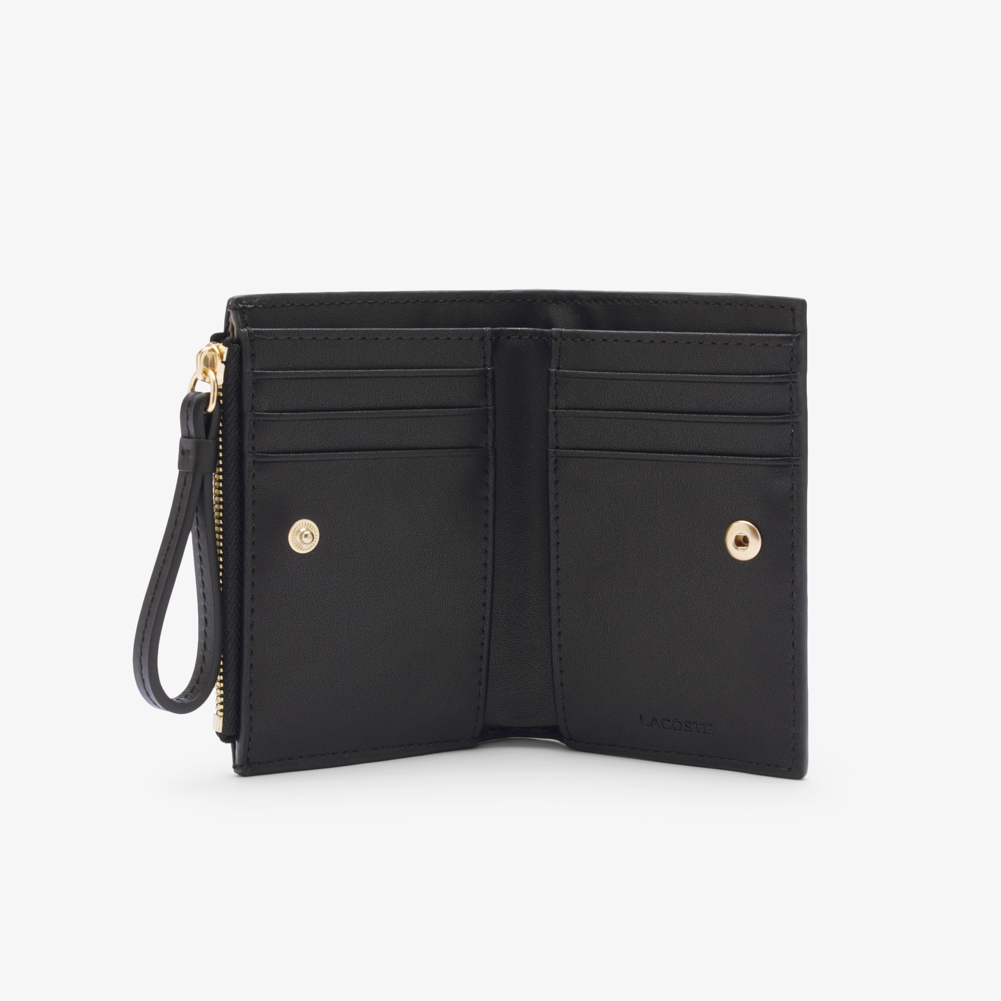 Ví Đựng Tiền Xu Lacoste Nữ Chất Liệu Da Cá Sấu