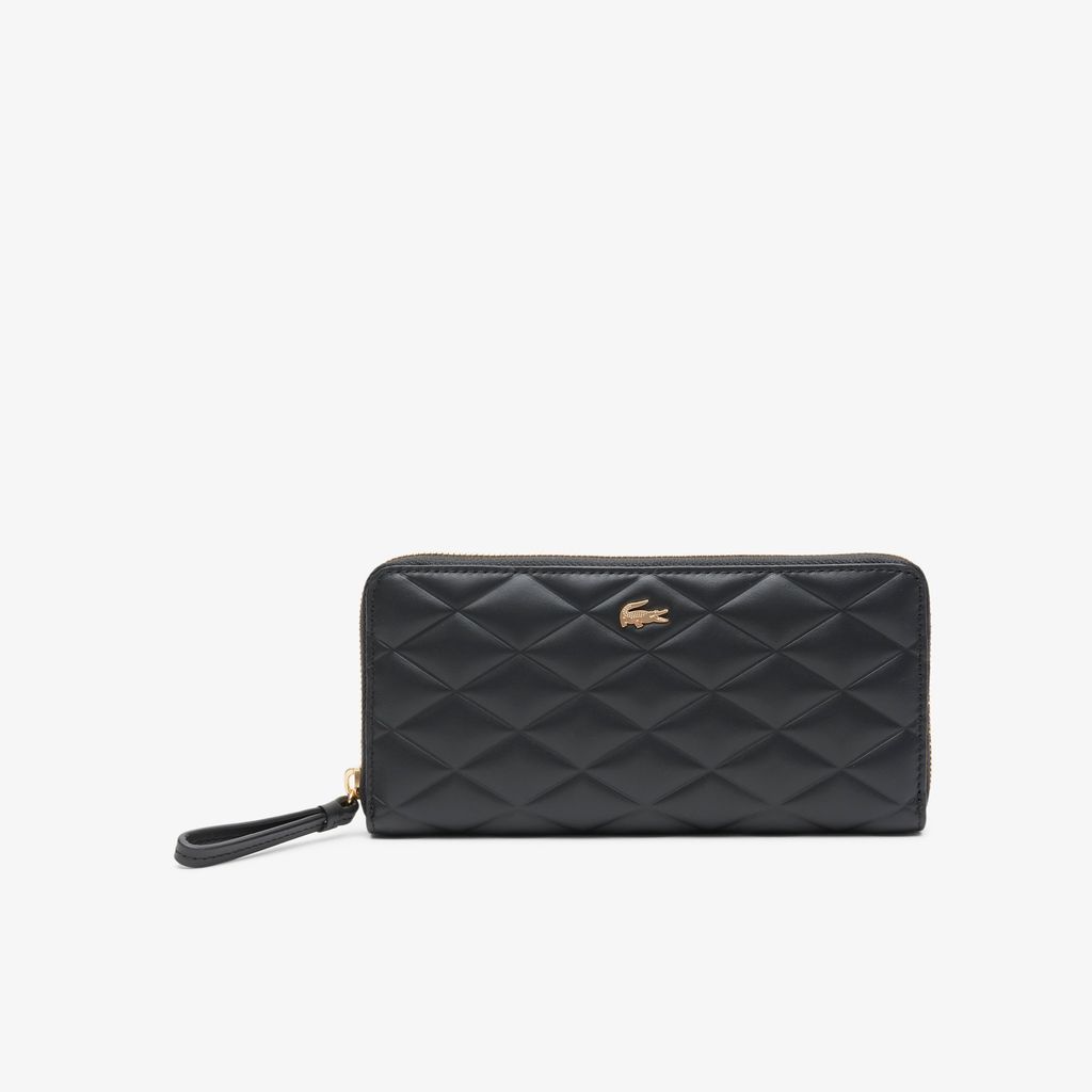 Ví Lacoste Nữ Chất Liệu Da Cá Sấu Cỡ Lớn