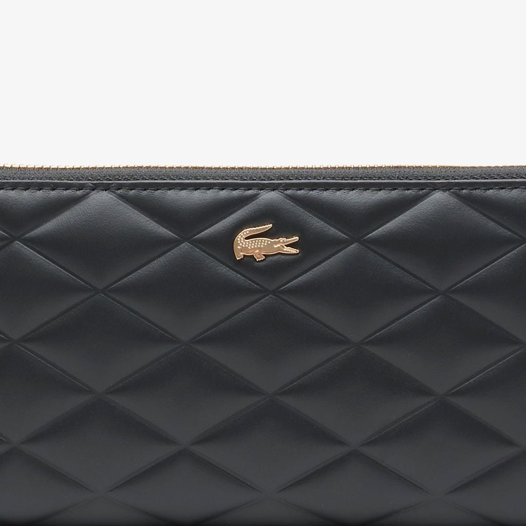 Ví Lacoste Nữ Chất Liệu Da Cá Sấu Cỡ Lớn