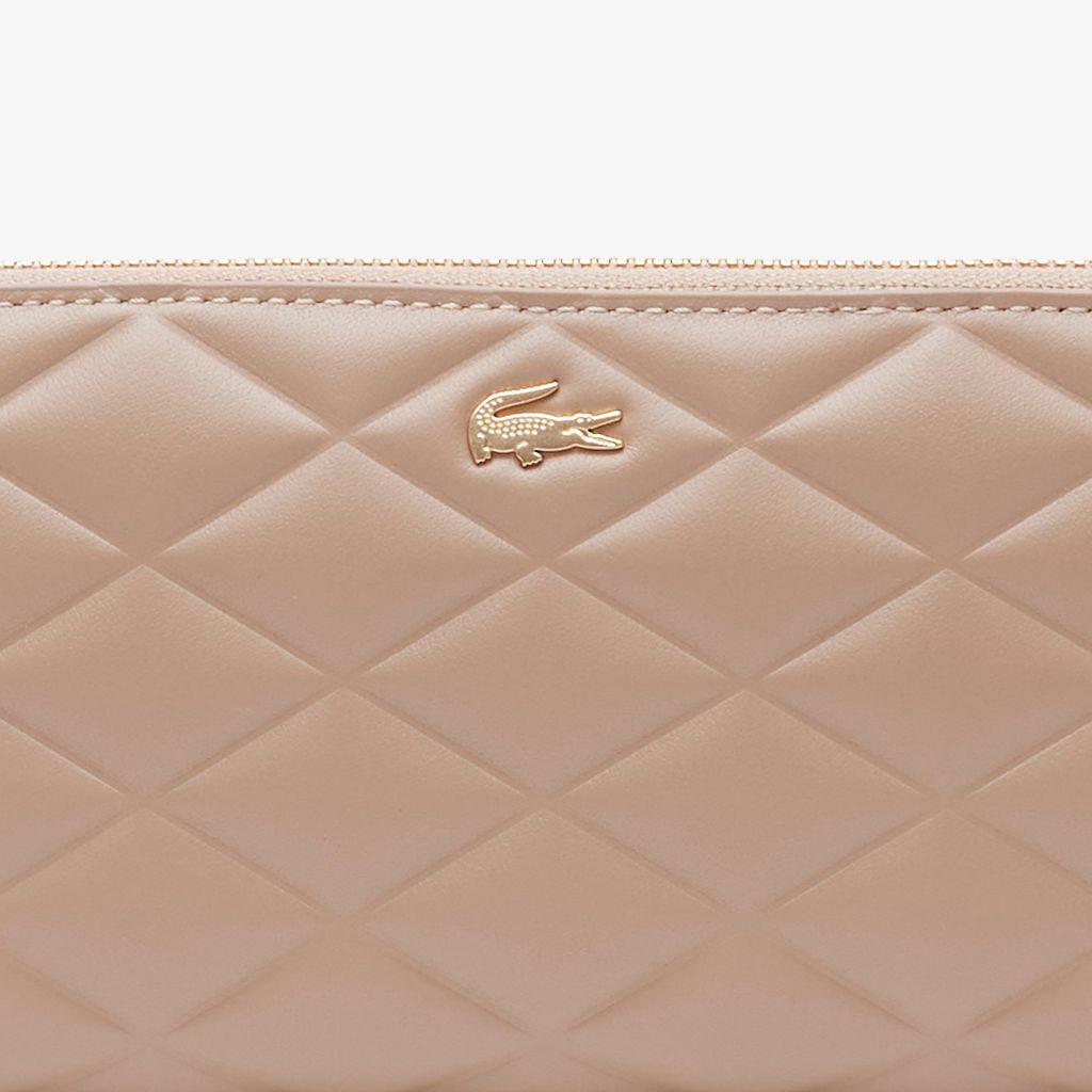 Ví Lacoste Nữ Chất Liệu Da Cá Sấu Cỡ Lớn