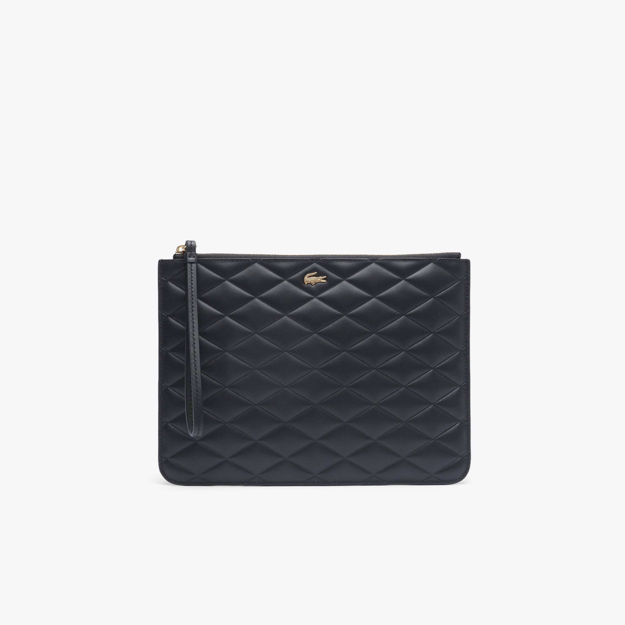 Clutch Lacoste Nữ Da Cá Sấu