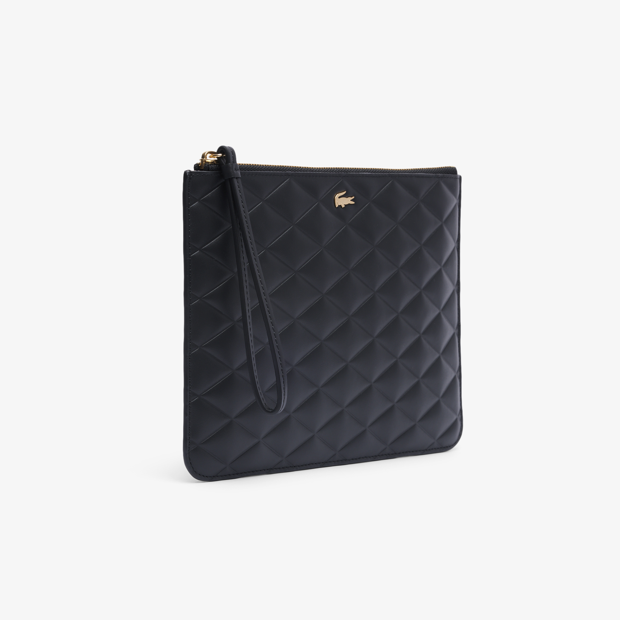 Clutch Lacoste Nữ Da Cá Sấu