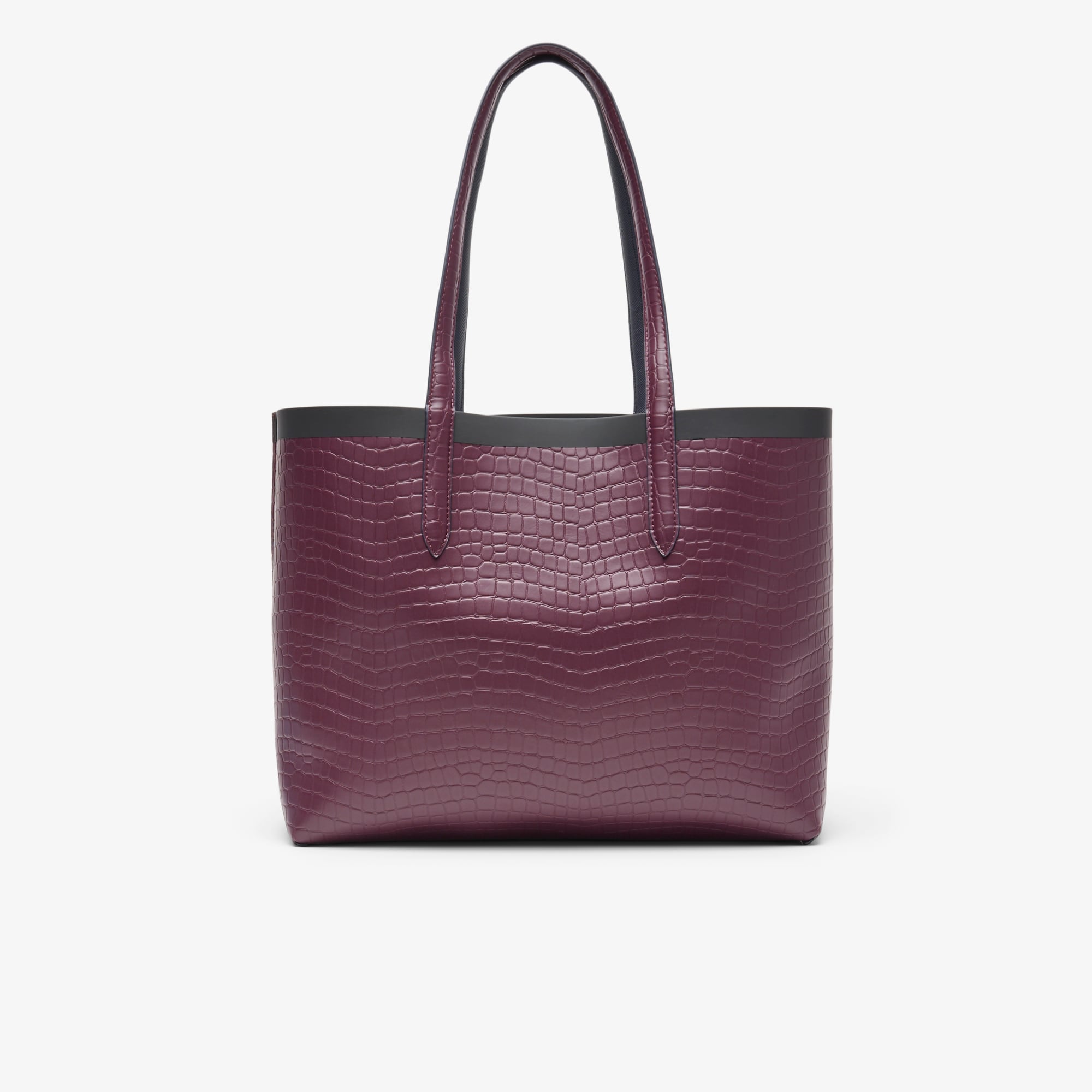 Túi Tote Lacoste Nữ Anna Có Thể Đảo Ngược Hiệu Ứng Cá Sấu