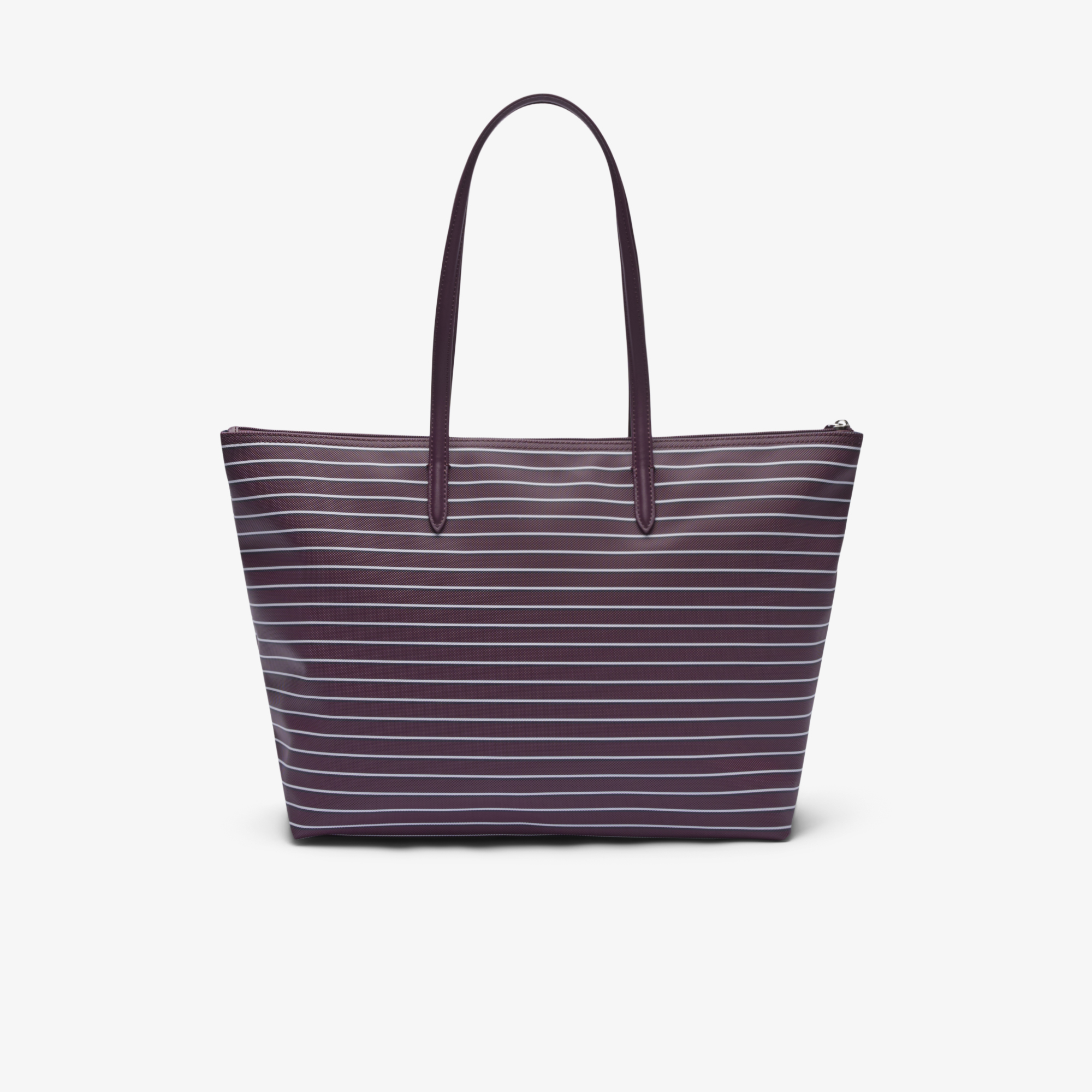 Túi Tote Lacoste Nữ L.12.12 Concept Size Lớn Có Sọc