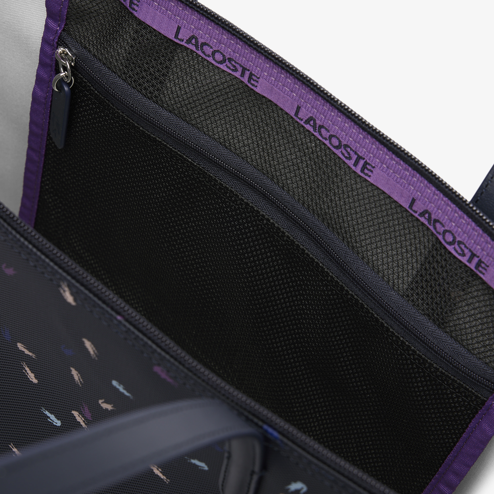 Túi Tote Lacoste Nữ L.12.12 Crocodile Size Lớn