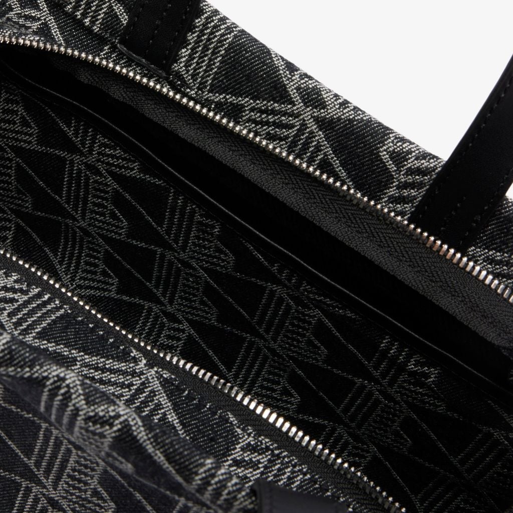 Túi Tote Lacoste Nữ Jacquard Heritage Size Nhỏ