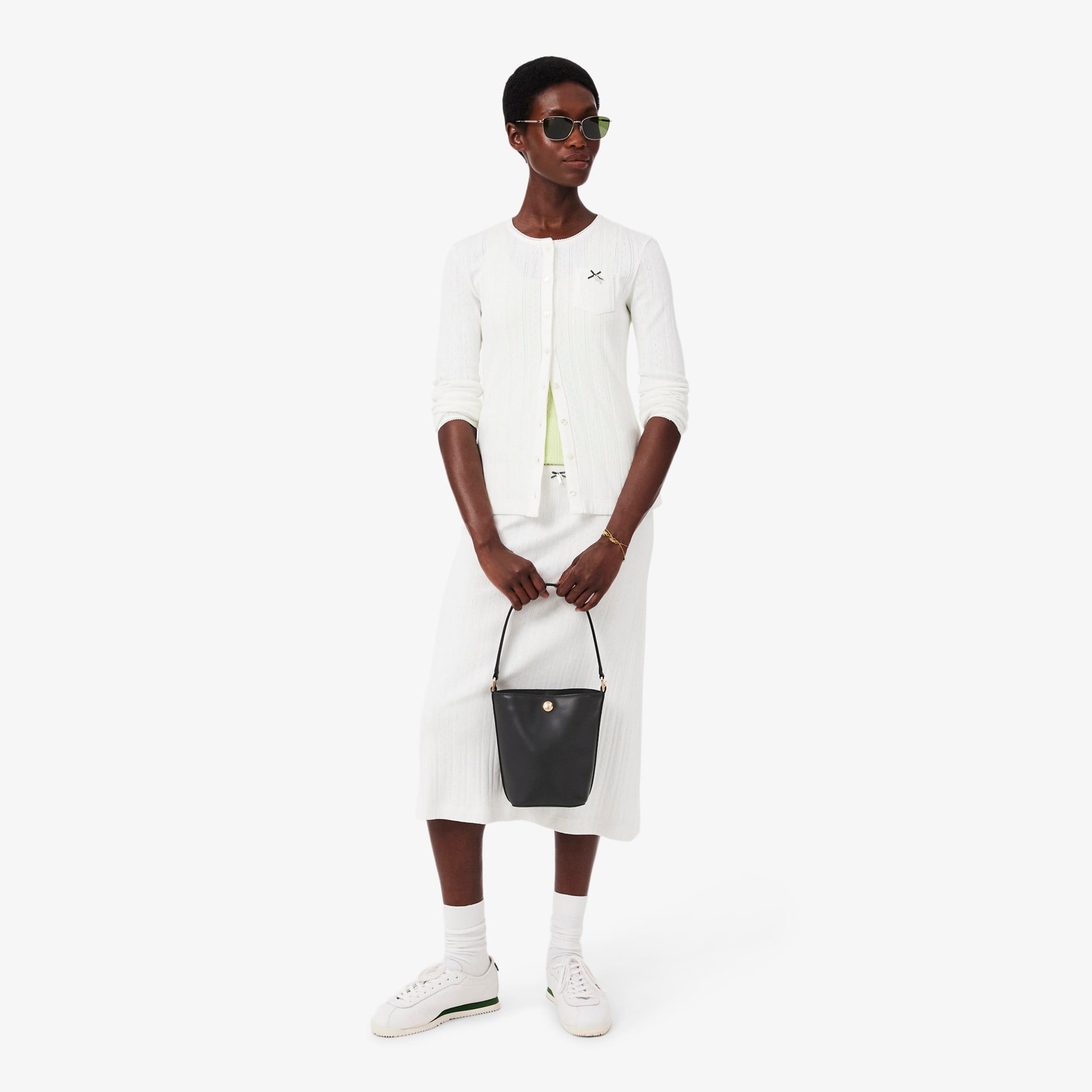 Túi Xô Tennis Lacoste Nữ Bliss Chất Liệu Da Size Nhỏ