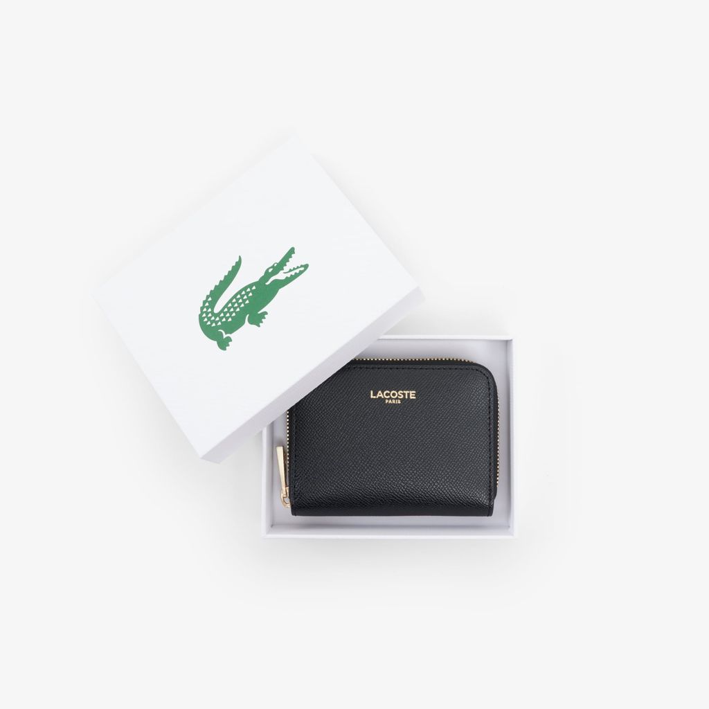 Ví Đựng Xu Lacoste Nữ Champs-Élysées Có Khóa Kéo Size Mini
