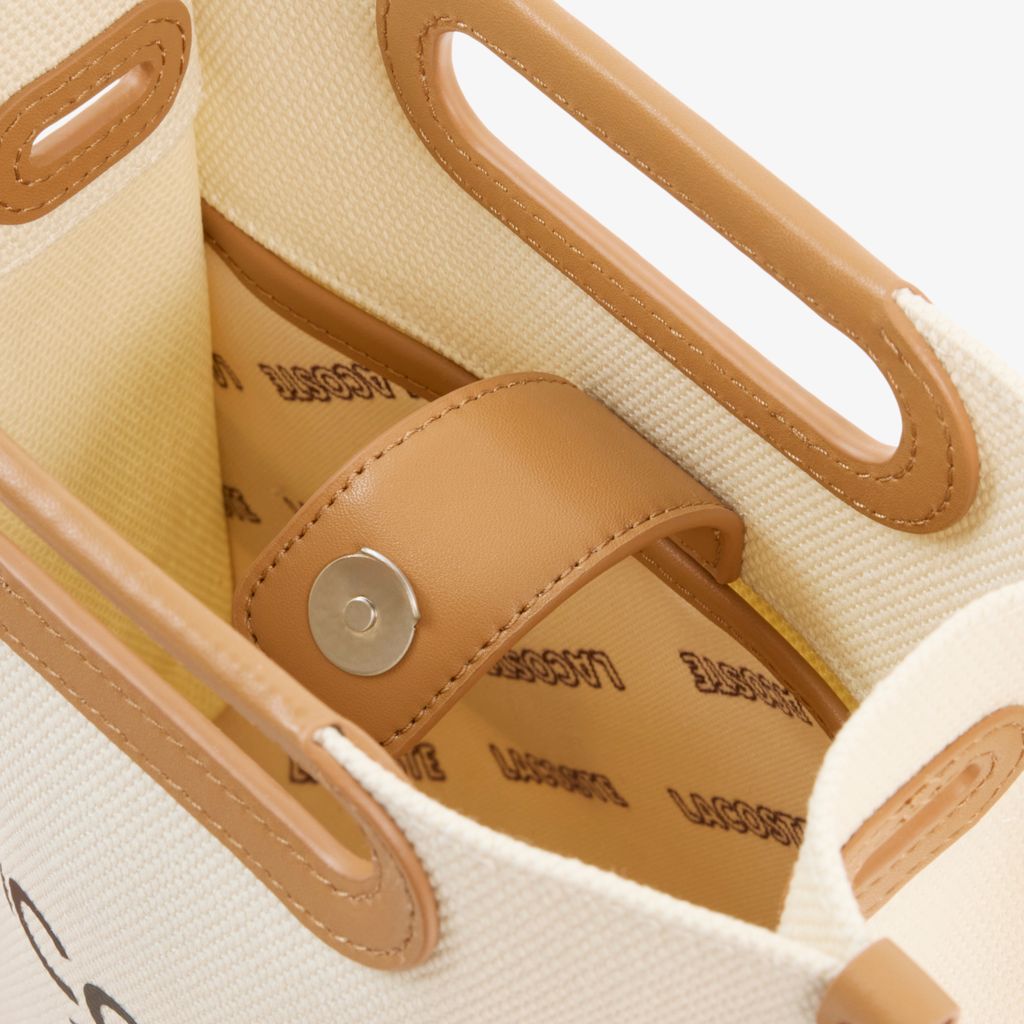 Túi Tote Lacoste Nữ Heritage Chất Liệu Canvas Size Nhỏ