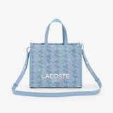Túi Tote Lacoste Nữ Heritage Dệt Nổi Size Nhỏ