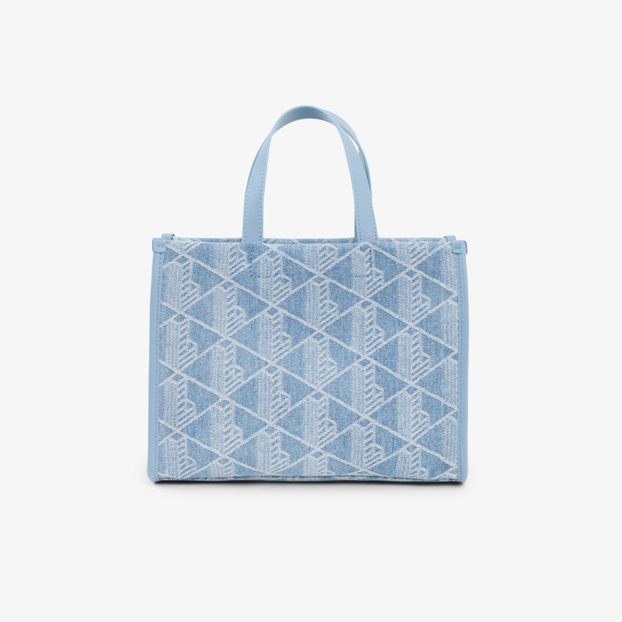 Túi Tote Lacoste Nữ Heritage Dệt Nổi Size Nhỏ